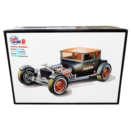 Amt Skill 2 Model Kit 1925 Ford Model T Chopped Set of 2 Pieces 1 by 25 Scale Model AMT1167